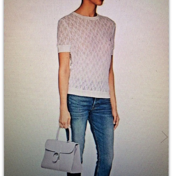 New $8,500 Delvaux Brilliant MM Box Calf Leather Rare Lilac Color Handbag - Picture 5 of 16